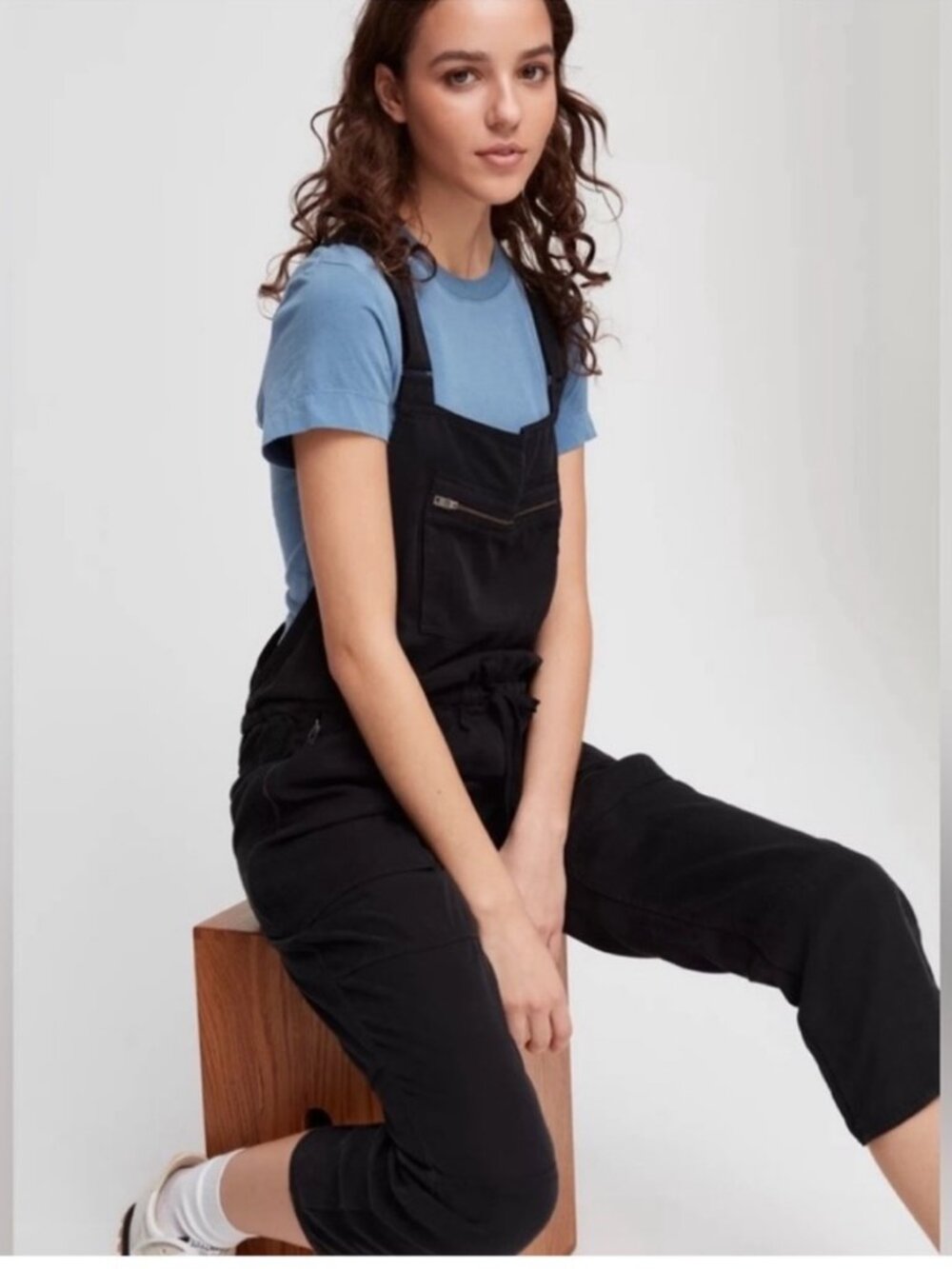 Wilfred Free Valletta Overalls Black Women's Jumpsuit Bib from Aritzia